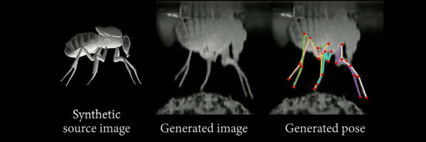 Deformation-aware Unpaired Image Translation for Pose Estimation on Laboratory Animals